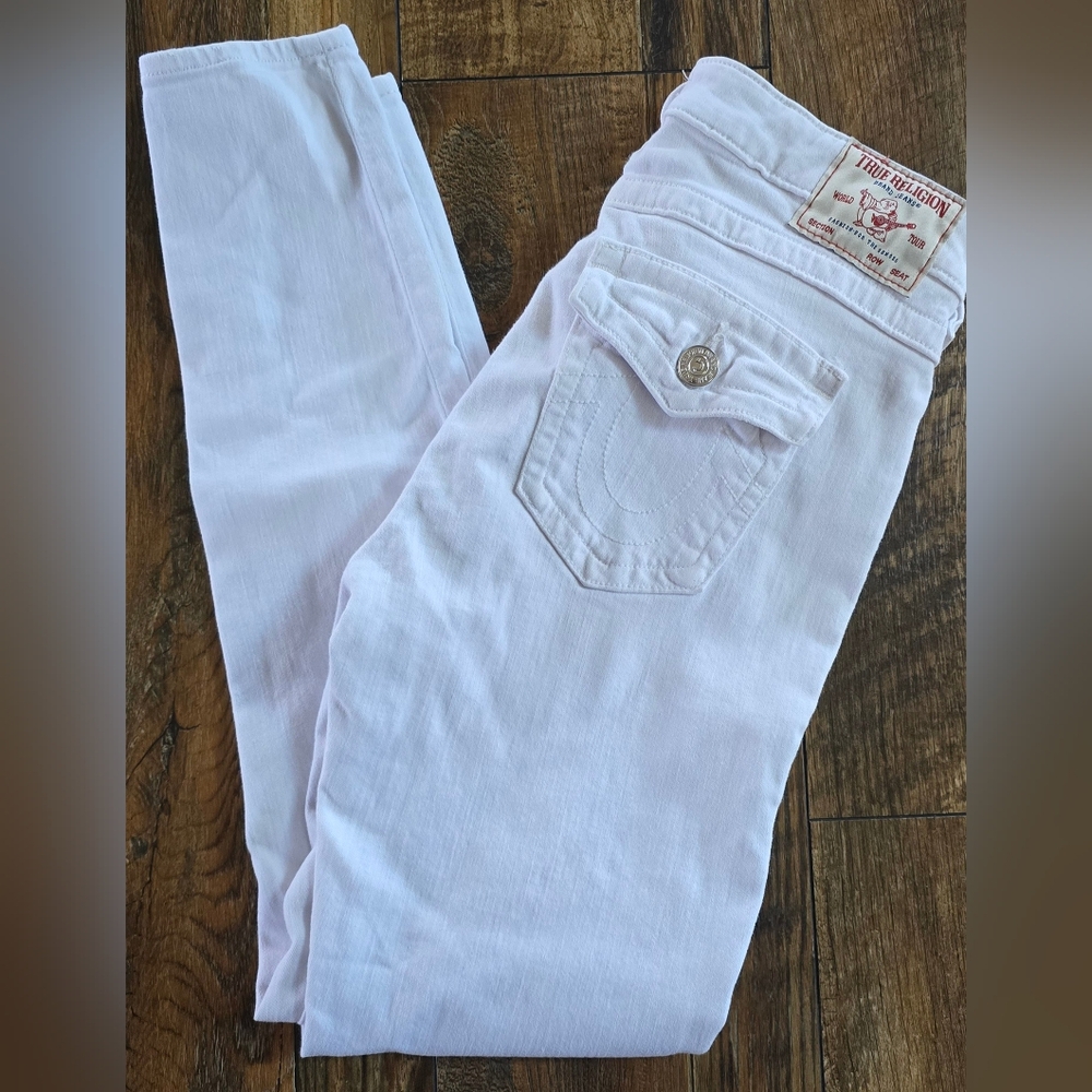 True Religion Halle Mid-Rise Super Skinny Jeans